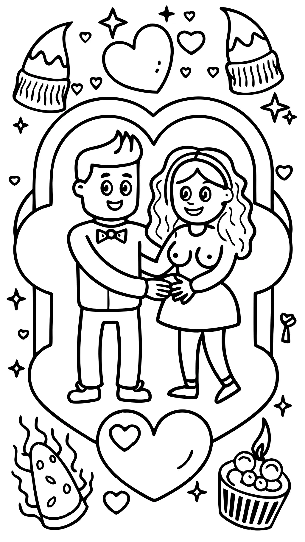 printable relationship dirty coloring pages